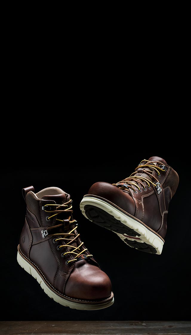 wolverine durashock wedge sole boots