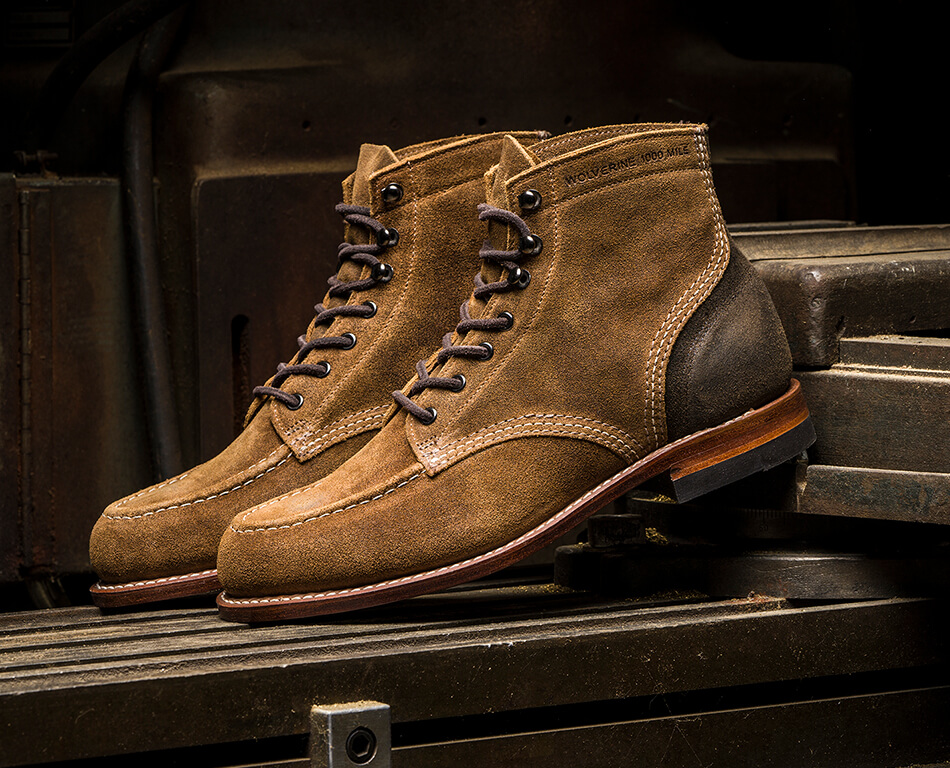 leather work boot care