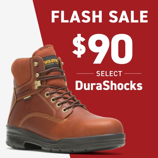 Wolverine DuraShocks Work boots.